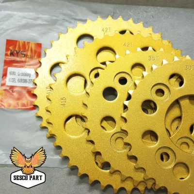 GIR BELAKANG KARISMA 415 GOLD GEAR HONDA GEAR DEPAN SUPRA 415 PNP MOTOR KARISMA/SUPRA FIT NEW KYS