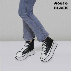 Sepatu Sneakers Kulit Import Wanita  (JA6616) Import Sneaker Wanita  Sepatu Kulit Kasual Wanita Terkeren (+Box) Import