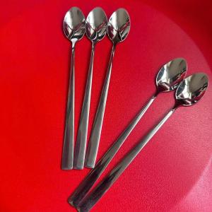 ( Muỗng R1 ) Muỗng pha trà uống cà phê cán dài R1  inox sáng bóng  kích thước 27 x 205  cm  loại tốt - Muỗng Cà Phê - Muỗng Cán Dài -