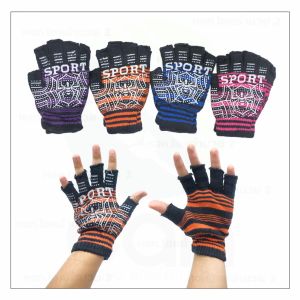 (ยกโหล/12คู่) ถุงมือกันลื่น ตัดปลายนิ้ว ถุงมือขับรถ ถุงมือขับมอเตอไซน์ ถุงมือช่าง ถุงมือ