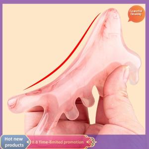 Graceful Body Meridian Massage Comb Plastics Five Wide Tooth Comb Acupuncture Therapy Blood Circulation Anti-static Smooth Hair Comb