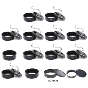 Universal Metal Lens Hood Cylindrical Shape for Camera Lens 37 39 40.5 43 46 49 52 55 58 62 67 72 77 82mm