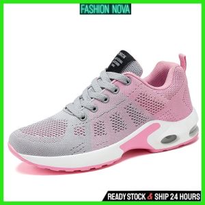 Fashion Nova 🎁 Ready Stock 🌈 Women Air Light Weight Sport Shoes Sneaker Kasut Sukan Perempuan Wanita Jogger Shoes