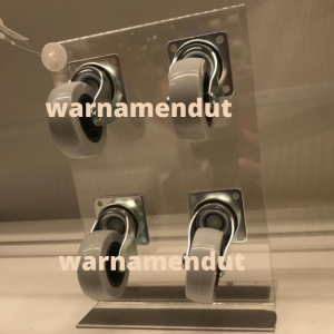 Roda Troli Etalase Karet 50mm Putar Set Isi 4 WMO IK88774