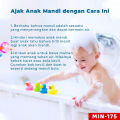 Mainan Bebek Karet Mainan Mandi Anak Bayi Balita 6 Pcs Bebek Berenang Bisa Bunyi Baby Bath Toys. 