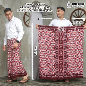 Sarung Batik Rayon Jumbo Motif Botol 8 | Rayon / Goyor Print | Jumbo | Serian Warna