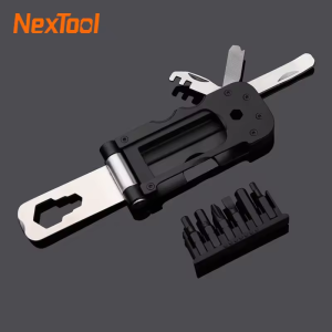 Nextool Multifunctional Bicycle Repair Tool Mini Wrench Double-Sided File Screwdriver Bit Outdoor Cycling Portable Tool