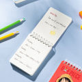 Deli Spiral Notebook / Buku Tulis Buku Catatan Spiral Mini Pocket Size A7 100 Lembar One Piece EN005. 