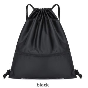 Waterproof Drawstring Bag 🎒 Beg Nylon Light Sports Backpack Outdoor Hiking Gymsack Daily Leisure Bag