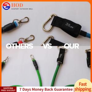 【Outdoor】150 LBS Resistance Band Set Removable Exercise Bands Set Muscle Training Belt for Pilates Push Ups and Muscle Training