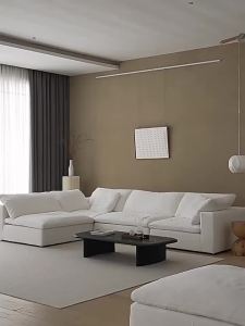 Sofa Fabric Sofa Cotton Linen Module Combination Living Room Small Apartment