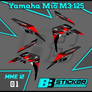 Decal Striping Mio M3 125 Bisa Hologram – Stiker Variasi Terbaru MME 12 SPORTY SF