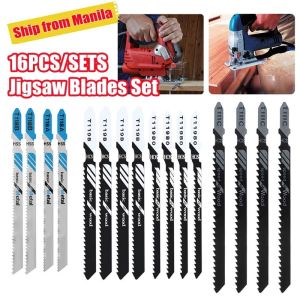 16PCS HSS steel Jigsaw Blade Set Wood Metal Fast Cutting Reciprocating Curve saw Blade