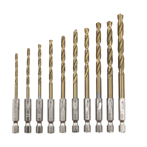 13pcs Mata Bor Baja Set Mata Bor Baja Titanium 15mm-65mm Pegangan Heksagonal Drill Bit