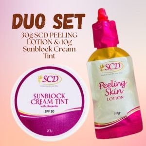 SCD Peeling Lotion +10g Sunblock Cream Tinted