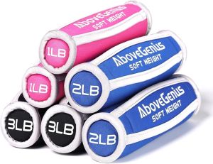 Hand Weights Set for Women&MenSoft Dumbbells Set of 6(1lb 2lb 3lb Each Pack) for Dumbbell Walking Weight Sets with Hand Strap for Workout Running Jogging and Physical Therapy (3 Pair of(1/2/3 pound)small weights)