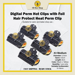 Digital Perm Hot Clips with Foil Hair Protect Heat Perm Clip - Suitable for salon & barber shop use