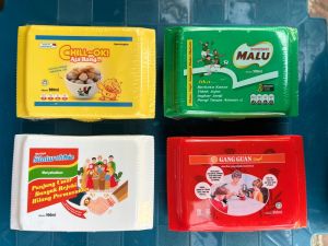 Tempat Makan Kemasan / Lunch Box Milo Chiki Indomie KongGuan / Wadah Maem + Sendok Garpu 2skat