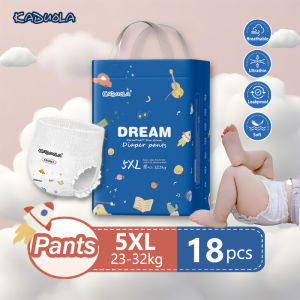 Kaduola King Size Baby Diapers 5XL Ultra-Soft Diaper Pants XXXXXL  Super Thin & Breathable Pull-ups Lampin For Chubby Baby & Toddler【23-32Kg】
