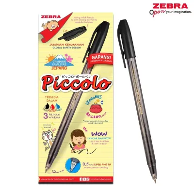 Pulpen Zebra Piccolo 0.5 - 1 lusin 12pcs