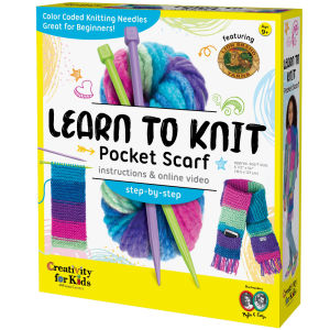 Faber-Castell Creativity for Kids - Learn to Knit Pocket Scarf