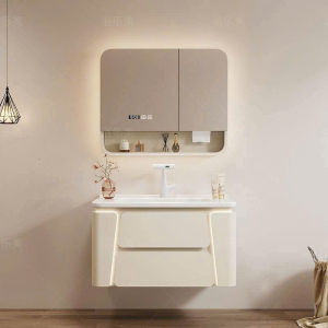 LHệ FREESHIP Tủ gương lavabo phòng tắm MILOR nhựa PVC đặc lõi cao cấp siêu bền đẹp - TC2 - Bảo hành 10 năm