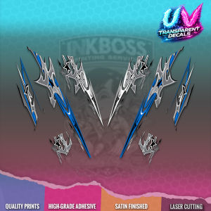 NMAX V2 UV TRANSPARENT DECALS (2026 STAR SERIES KX EDITION) MotoKits By Inkboss Creations