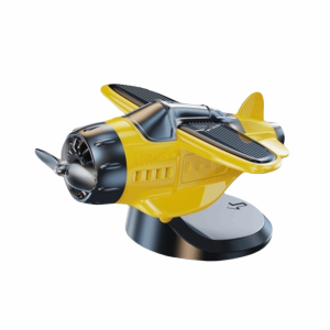 SWEET TIM สร้างสรรค์ ของตกแต่งเครื่องบินพลังงานแสงอาทิตย์สำหรับรถยนต์ 360 ° โรตารี่ ขนาดเล็ก ของตกแต่งคอนโซลกลางรถยนต์ หลากหลาย ทนต่อแสงแดด ของตกแต่งเครื่องบินพลังงานแสงอาทิตย์ ผู้หญิง ผู้ชาย