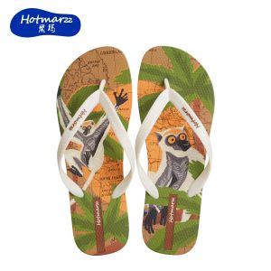 Hotmarzz Mens flip flops PVC non slip slippers for outdoor wear beach clip on slippers HM8068