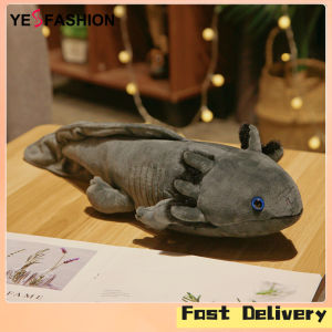 Yesfashion Store IN stock 45cm Axolotl Plush Toy Cute Cartoon Animal Plushie Soft Stuffed Plush Doll For Birthday Gift Home Decoration