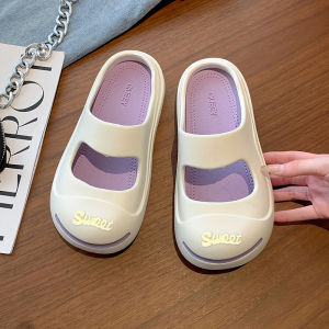 TKGirl NEW 📌 รองเท้าลำลอง รองเท้าเพื่อสุขภาพ รองเท้าแตะพื้นนิ่ม 5 สี สีสันสดใส รองเท้าแตะยางสีทูโทนใส่แล้วเฟี๊ยวสุด พร้อมส่งน๊าาา ✈