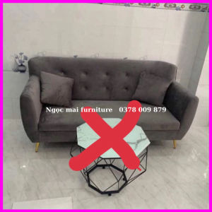 Combo sofa văng thuyền 1m70 da simili decor phòng tiếp đón khách - làm màu theo yêu cầu - bh 12 tháng