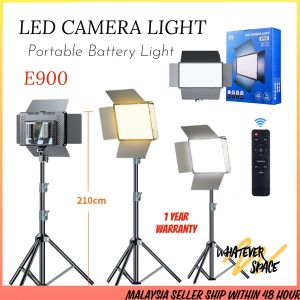 E900 LED Camera Light Protable Battery Light 55W Flat Panel Lamp LED Video Fill Light Battery Model for Live Broadcast Photography