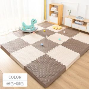 Foam floor mat puzzle household mat childrens climbing mat thickened bedroom damp proof mat baby tasteless anti fall floor mat