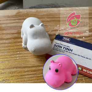Tượng tô màu ĐỘNG THỰC VẬT tôm cá sấu hà mã bạch tuột cá heo tô tượng thạch cao (Không kèm màu)