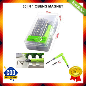 Obeng Set Komplit Servis Hp Full 30 in 1 MultiFungsi / Obeng Reparasi Torx 30 in 1 Serbaguna Untuk Servis Hp Laptop iPhone DLL / Obeng Magnetic Hp Murah Berkualitas