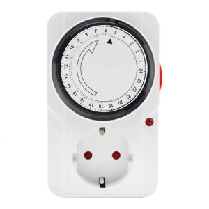 Plug-in Timer Switches Mechanical Timer Plug with Manual Override Home Security Timer for Elderly