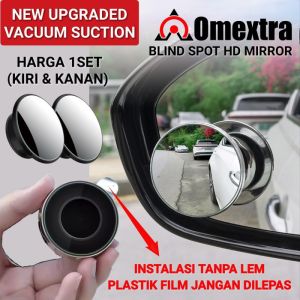 Otozenix Blind Spot HD Mirror Vacuum Suction Sistem Hisap Kaca Spion Mobil Spion Titik Buta Cermin HD Blind Spot Mirror Spion Kaca Asli Set 2pcs