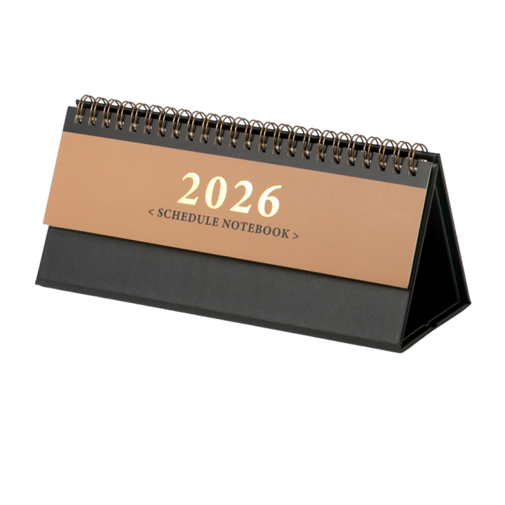 LOVWK ดีไซน์มินิมอล ปฏิทินตั้งโต๊ะแบบพลิกปี 2026 การเข้าเล่มแบบเกลียว ...
