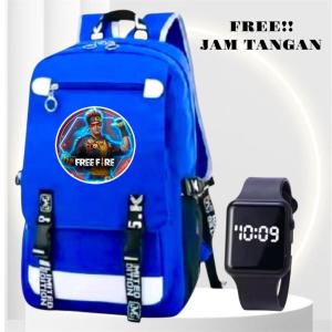 Js Stlye Tas Sekolah FF RR 0080 Uniseks Tas Ransel Bahu GandaTas Laptop Mochila 4in1 anak