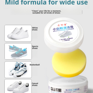 Shoes Cleaner White Shoe Cleaning Cream Sneaker Cleaning Paste Stain Remover Fresh and Deodorized