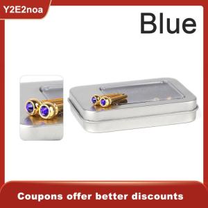 【Y2E2noa】 1PCS Acoustic Guitar String Bridge Pins Colorful Copper Brass Endpin Replacement