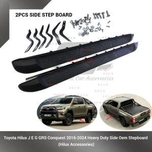 GECA 2pcs FORD RANGER T7 XLT WILDTRAK 2016+ ABS Plastic Aluminum Alloy Side Step Running Board Step Board (7448)