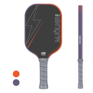 MJÖLNIR-808V T700 Pickleball Paddle Carbon Fiber Set Handle Balance Power Cushion Grip Build Up