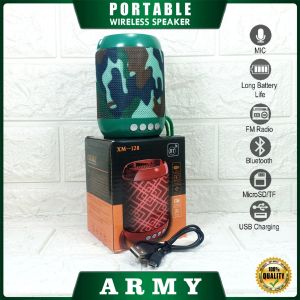 ERRLY XM-128 Portable Bluetooth Speaker Wireless + Phone Stand HP XM128 ( 2 in 1 )
