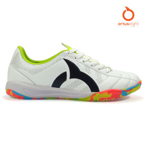 Sepatu Futsal Ortus Eight Jogosala Rampage Seri V2 Crusher Warna Hitam Hijau Putih Bbs Olahraga