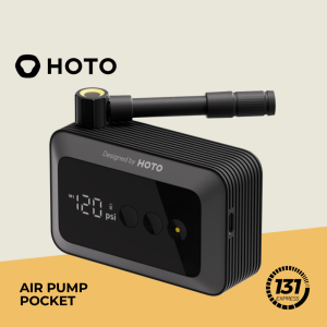 HOTO Air Pump Pocket - 150psi Portable Inflator 2000mAh Quick Setup 2 Memory Presets Digital Display