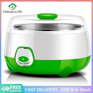 1L Greek Yogurt Maker Machine with Stainless Steel Container Automatic Yogurt Maker for Homemade Yogurt Natto Rice Wine