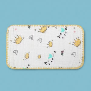 Einmilk Baby Pillow Towel 100% Cotton Burp Cloth Newborn Pillows WithHigh Breathable Quick Absobency