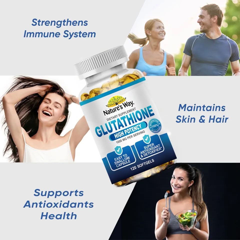 nature's way glutathione Nature's Way Glutathione Capsule Vitamins & Minerals 400mg L-Glutathione  Capsules main image 1